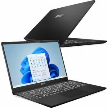 Laptop MSI Modern 15 H AI C1MG-013PL, 15.6 FHD, procesador Intel Ultra 5-125H, 16 GB RAM DDR5, 512 GB SSD, gráficos Intel Arc, Windows