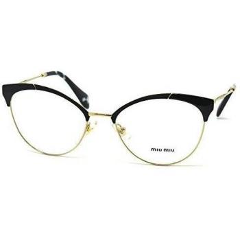 Miu Miu 0MU 50PV Gafas, 1ab1o1, 54 para Mujer