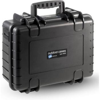 B&W International Outdoor Case Type 4000 Black with Foam Insert