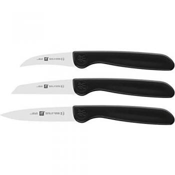 Zwilling 38115-001 - Set 3 Cuchillos guarnecer con Hoja endurecida al frío Friodur, Acero Inoxidable