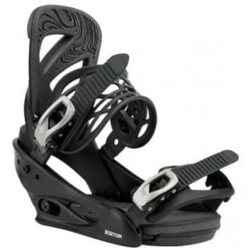 Fijaciones de Snowboard Burton Scribe Re: Flex negro mujer - S