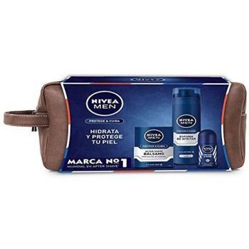 Nivea Men Protege y Cuida Neceser, Set de Baño con Espuma Protectora de Afeitar