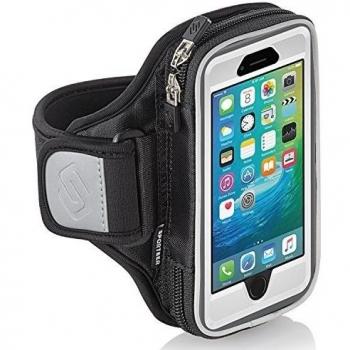 Sporteer brazalete entropía E6 Modular para iphone 7, iPhone 6S, Samsung Galaxy S7 Edge, Galaxy S7, Google Pixel, Moto Droid Turbo y muchos otros teléfonos con casos hasta 152 mm x 80 mm x 16 mm