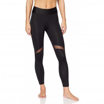 Anaissa Legging técnico transparencia con fibra inteligente. Leggings, NEGRO, 40