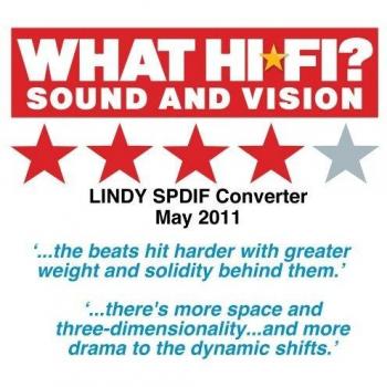 LINDY SPDIF - Convertidor de Audio estéreo Digital a analógico