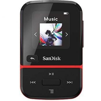 SanDisk Clip Sport Go 32GB MP3 Player - Black/Red