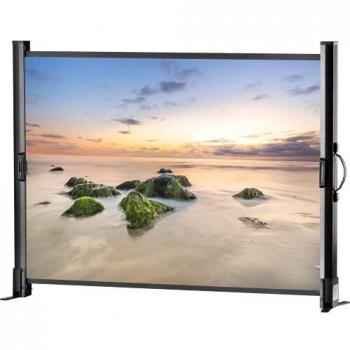 celexon Portable Business - y Homecinema -proyector- Pantalla con asa de Transporte Pantalla de Mesa de Tejido de Fibra de Vidrio Mobil Professional - 102 x 76 cm - 4:3.