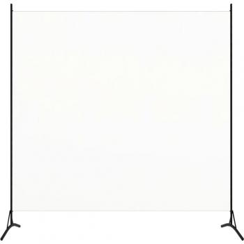 vidaXL 1-Panel Room Divider Cream White 175x180 cm