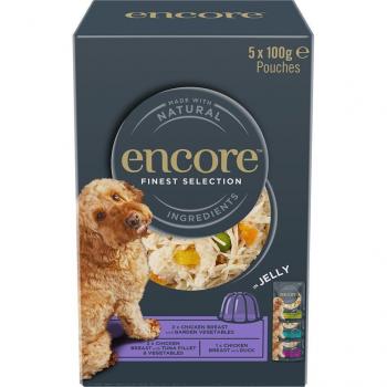 Encore Finest Selection 5 x 100/150 g de comida húmeda para perros