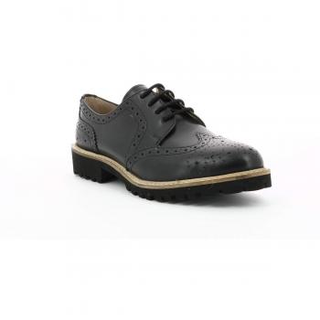 Kickers Roventry, Zapatos de Cordones Derby para Mujer, Negro
