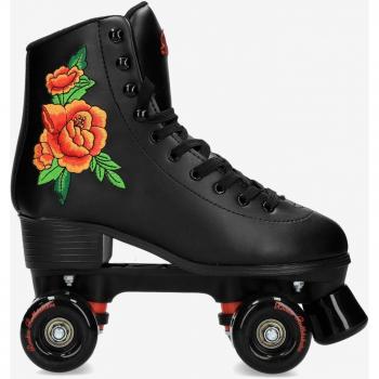 Patines 4 Ruedas Rookie Roolerskate Rosa Black - Patines para jóvenes, color rosa y negro, con cuatro ruedas para mayor estabilidad y control