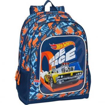 Mochila Adaptable a Carro Hot Wheels Speed Club 32x42x14cm Safta
