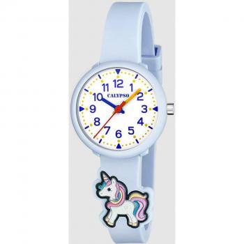 Reloj Calypso My First Watch K5844/3 Azul Correa De Caucho, Mujer