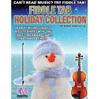 Colección Festiva de Fiddle Tabs: 30 Clásicos Navideños para Violín Fácil (Edición en Tapa Blanda)