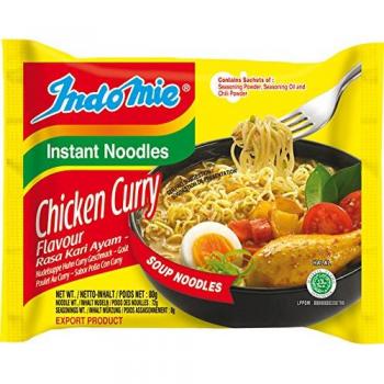 Indomie Fideos Instantáneos, Curry Pollo - 40 Paquetes