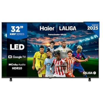 TV LED Haier 32 H32K85FUX Full HD Smart Google TV HDR10 Dolby Audio Bluetooth 5.1