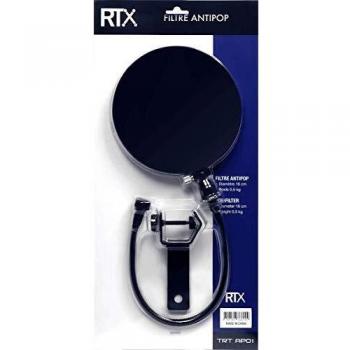 Filtro Antipop RTX TRT AP01 - Diámetro 16 cm con Soporte Clamp
