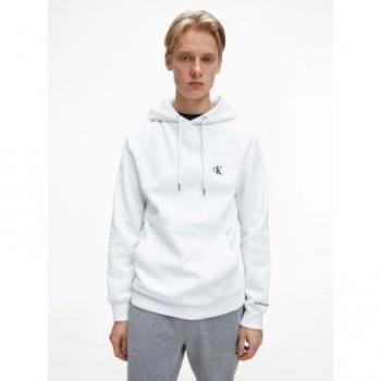 Sudadera con capucha Calvin Klein Jeans Essential Regular blanca para hombre - XXL