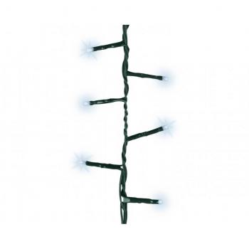 Guirnalda LED Compact Parpadeante Exterior Blanco Frío 16m 750 Leds Cable Verde