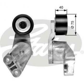 Tensor de correa poli V GATES T38585, polea de inversión/guía, compatible con correa poli V, marca GATES