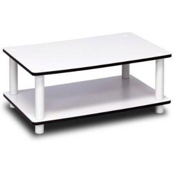 Furinno Just Mesa De Centro, Blanco/Blanco, Talla única