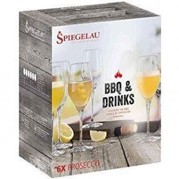 Spiegelau Set de 6 Copas BBQ & Bebidas Prosecco Juego