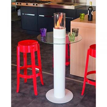 Bio-chimenea CAORLE - 0.8KW - Acero pintado Negro