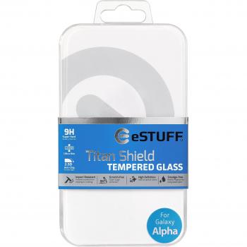 eSTUFF ES10019 - Protector de Pantalla para Samsung Galaxy Alpha, Transparente