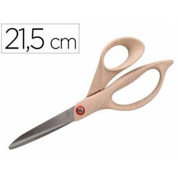 Tijera de Oficina Liderpapel Acero Inoxidable Mango Eco Material 8 Pulgadas (21,5 cm) Blister Pack - TI13