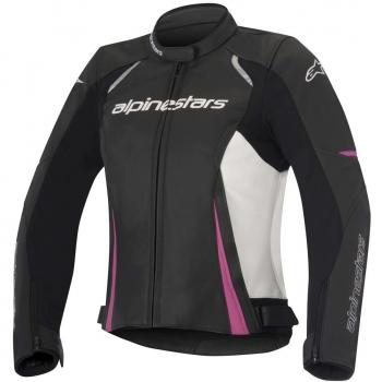 Chaqueta de piel Alpinestars Stella Devon Negro