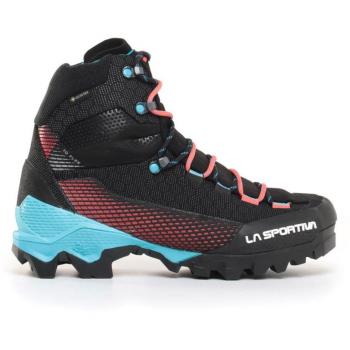 La Sportiva Aequilibrium ST Gore-Tex Botas de Senderismo para Mujer (Black/Hibiscus)