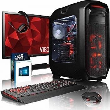 VIBOX Species-X GXM760-114 Gaming PC Ordenador de sobremesa con Cupón de Juego, Win 10, 27 HD Monitor
