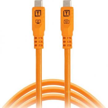 Cable USB-C TetherPro Optima 10G Recto a Recto 3m Naranja