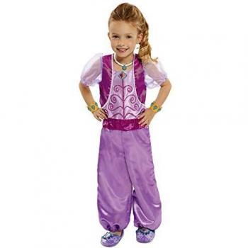 Disfraz Shimmer y Shine con Vestido y Accesorios, Set de 5 Piezas