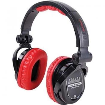 DJ Tech EDJ-500 Professional Red DJ Headphones