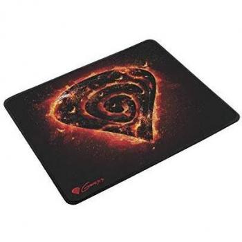 Alfombrilla Gaming Genesis M12 Fire para Mouse, Superficie de Tela con Base de Goma, 300x250x2.5mm, Roja