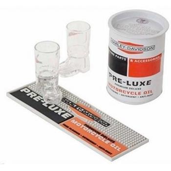 Harley-Davidson Oil Drum Shot Glass Gift Set, Pre-Luxe Logo HDL-18548 by Ace Product Management Group