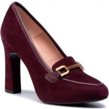 Mocasín de tacón para mujer Unisa, 8 cm, color gris