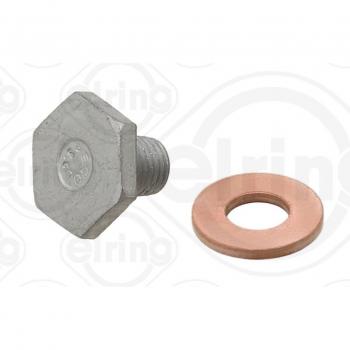 Tapón roscado para cárter de aceite ELRING 877.930, compatible con sistemas de drenaje de aceite, fabricado en material resistente a la corrosión, diseño hermético para evitar fugas, fácil instalación y extracción