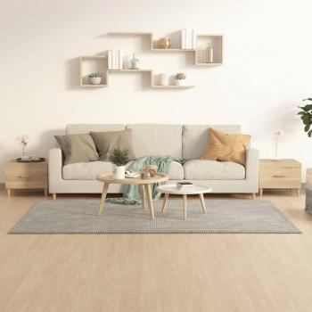 Mesa de habitación 2 piezas Sonoma Oak 50x50x40cm madera multicapa y contrachapada color roble
