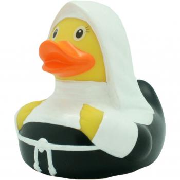 Lilalu Nuna-Juguete de Goma para baño, Color Negro y Blanco.