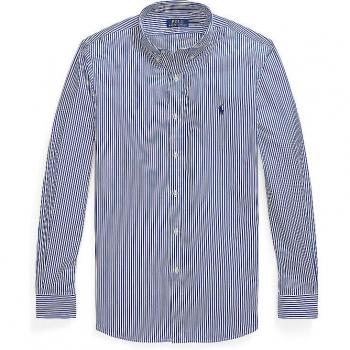 Polo Ralph Lauren Slim Fit Light Blue Dress Shirt for Men, Size L