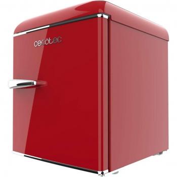 Mini Frigorífico Cecotec Bolero Coolmarket TT Origin 45 Red, 55 cm, 45 litros, LED interior, tirador cromado, estilo retro