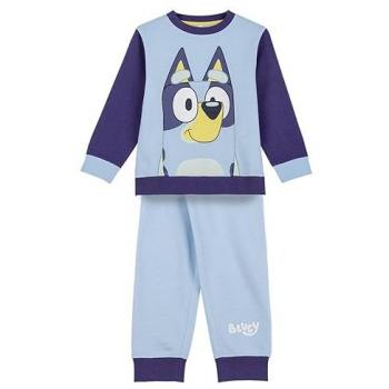 Chándal Infantil Bluey Azul - Conjunto Completo de 2 Piezas - Talla 6 Años - Elaborado con Algodón y Poliéster - Color Azul - Camiseta de Manga Larga Incluida