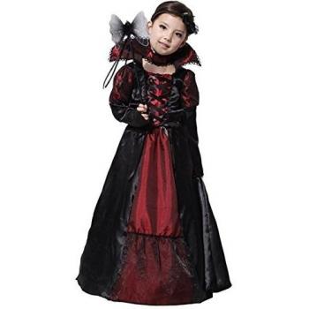GIFT TOWER Traje de Vampira Disfraz de Halloween Cosplay Niño XL/Cintura 60-68CM