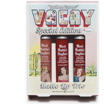 theBalm Meet Matt(e) Hughes 3 Lipstick Set - Charismatic, Persistent, and Adventurous Trio