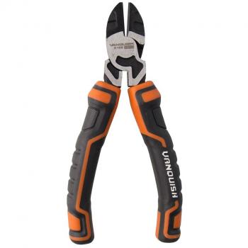 Alicate de corte lateral Vanquish 160 mm, diseño ergonómico, fabricado en acero al carbono, mango antideslizante, capacidad de corte hasta 1.6 mm de diámetro, ideal para trabajos de precisión y uso profesional