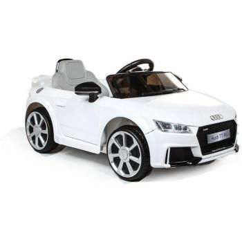 Audi TT Rs 12V Coche Eléctrico con Licencia en Color Blanco
