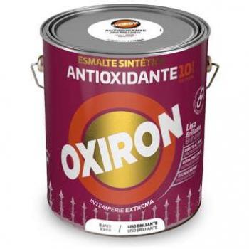 Esmalte Antioxidante Oxiron Liso Brillo 4 L Blanco