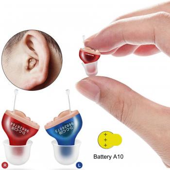 Audífonos Invisibles Mini Digitales CIC con Amplificador de Sonido y Conexión Inalámbrica para Sordera